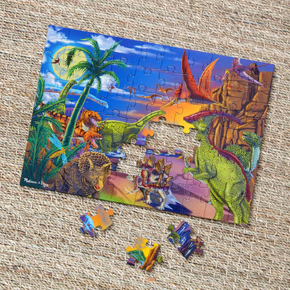 Melissa & Doug Land of Dinosaurs Jigsaw Puzzle (60 pcs)