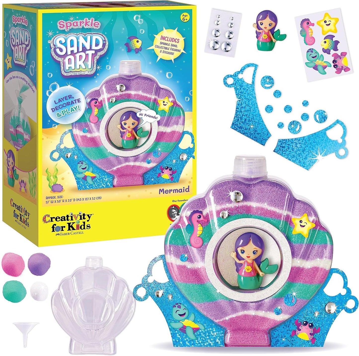 Creativity for Kids Sand Art Kit for Kids: Dragon - Arts and Crafts for Kids, Small Spring Crafts (Ages 6+)