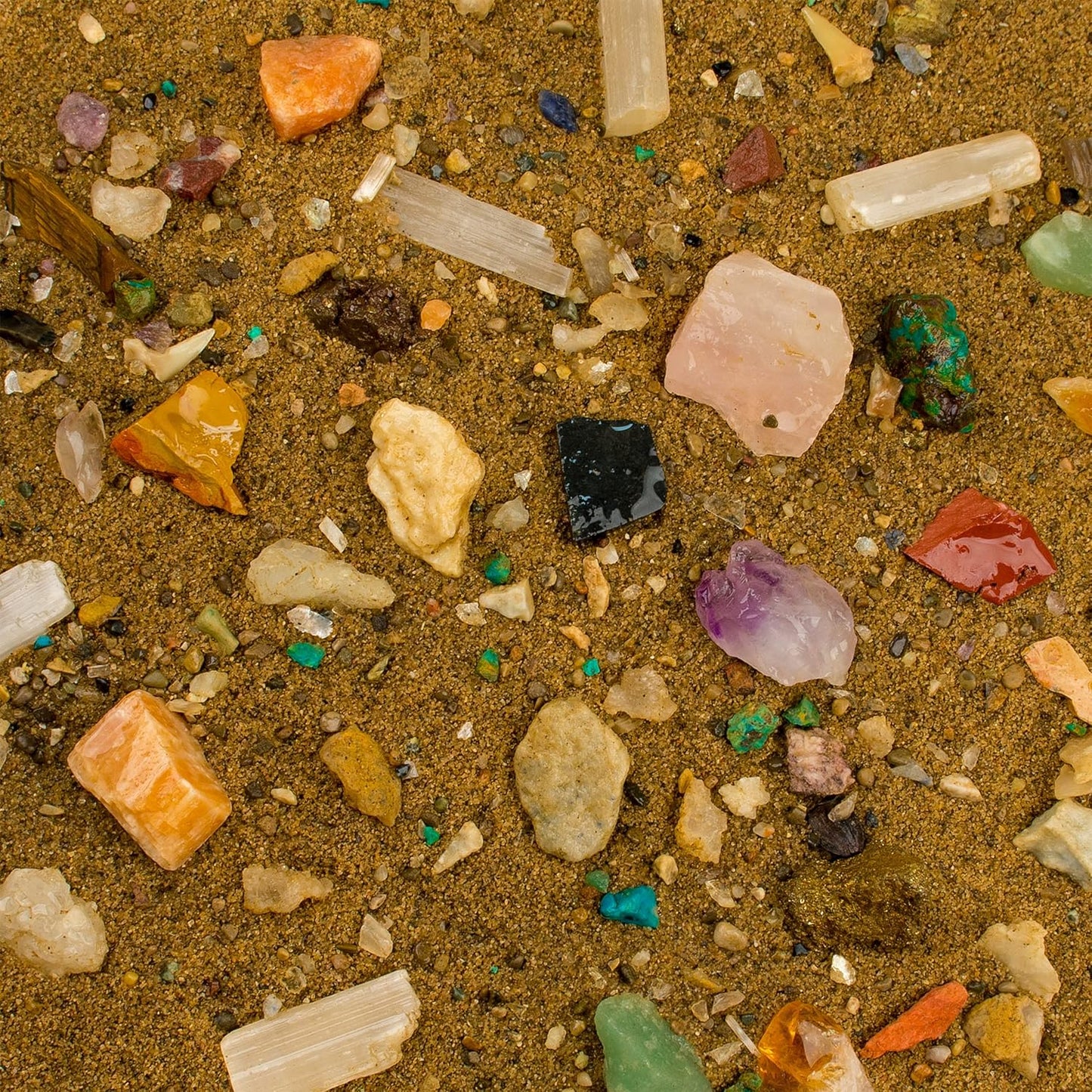 Boone's Mill Gemstone Paydirt | 5 Pounds | Gem Mining Rough Stone Mix | Rock Fossil ID Guide