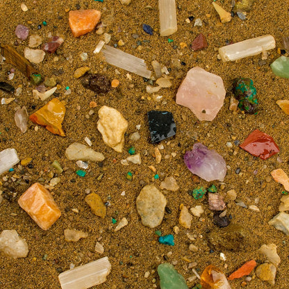 Boone's Mill Gemstone Paydirt | 5 Pounds | Gem Mining Rough Stone Mix | Rock Fossil ID Guide