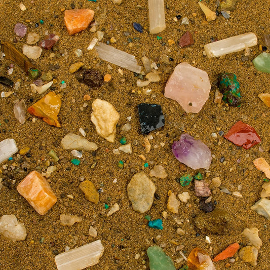 Boone's Mill Gemstone Paydirt | 5 Pounds | Gem Mining Rough Stone Mix | Rock Fossil ID Guide