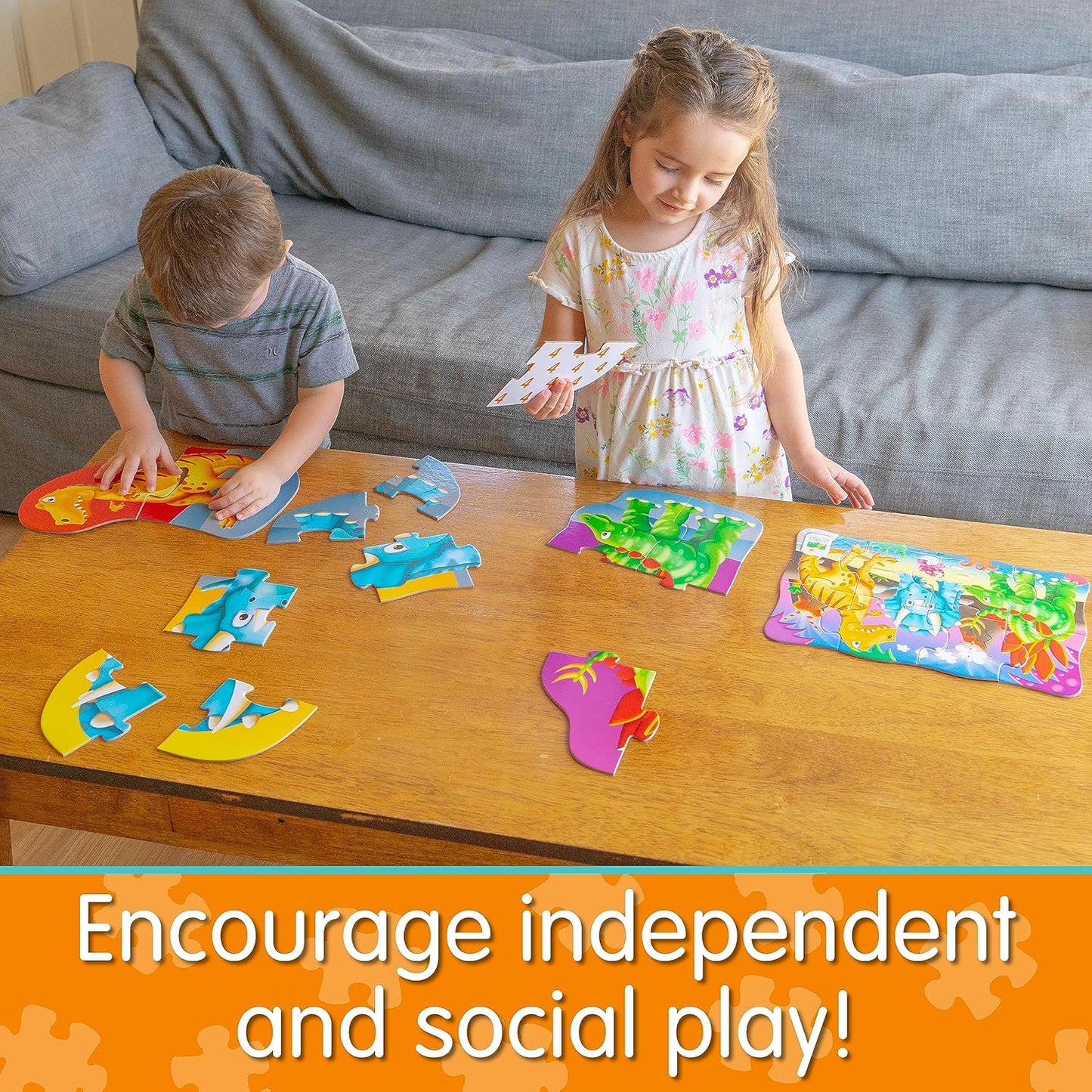 The Learning Journey: My First Puzzle Sets 4-In-A-Box Farm – Farm-Themed Puzzle Sets - Educational Toddler Toys & Activities for Children Ages 2-5