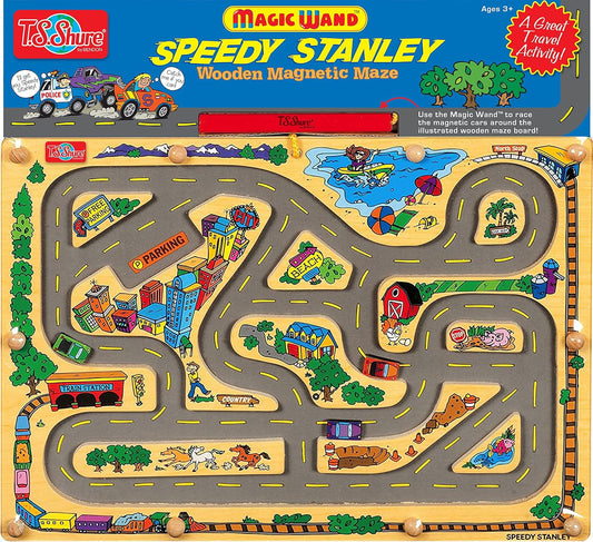 TS Shure by Bendon Racecar Magic Wand Magnetic Maze with 3 Magnets and Magnetic Magic Wand 50294