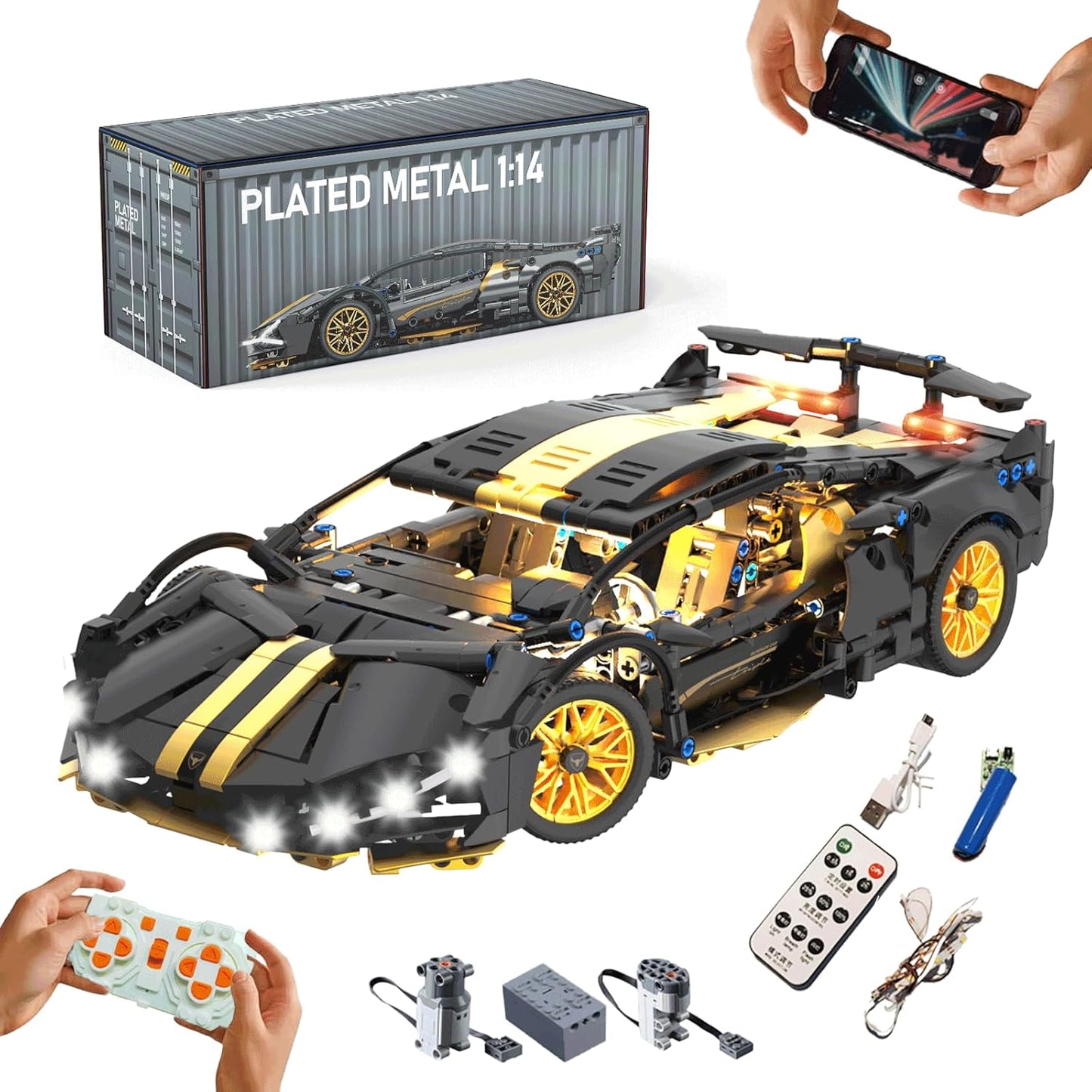 Robot Robotic Dog Building Set for Boys Ages 8-12, 1609 Pieces STEM Animal Toys Model Building Kit, Gift for Adults Kids Teens Ages 8-14 (Static)