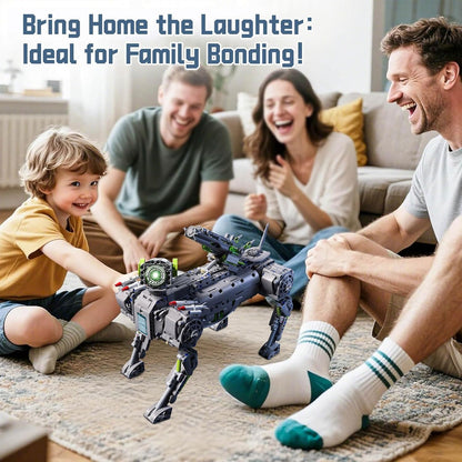 Robot Robotic Dog Building Set for Boys Ages 8-12, 1609 Pieces STEM Animal Toys Model Building Kit, Gift for Adults Kids Teens Ages 8-14 (Static)