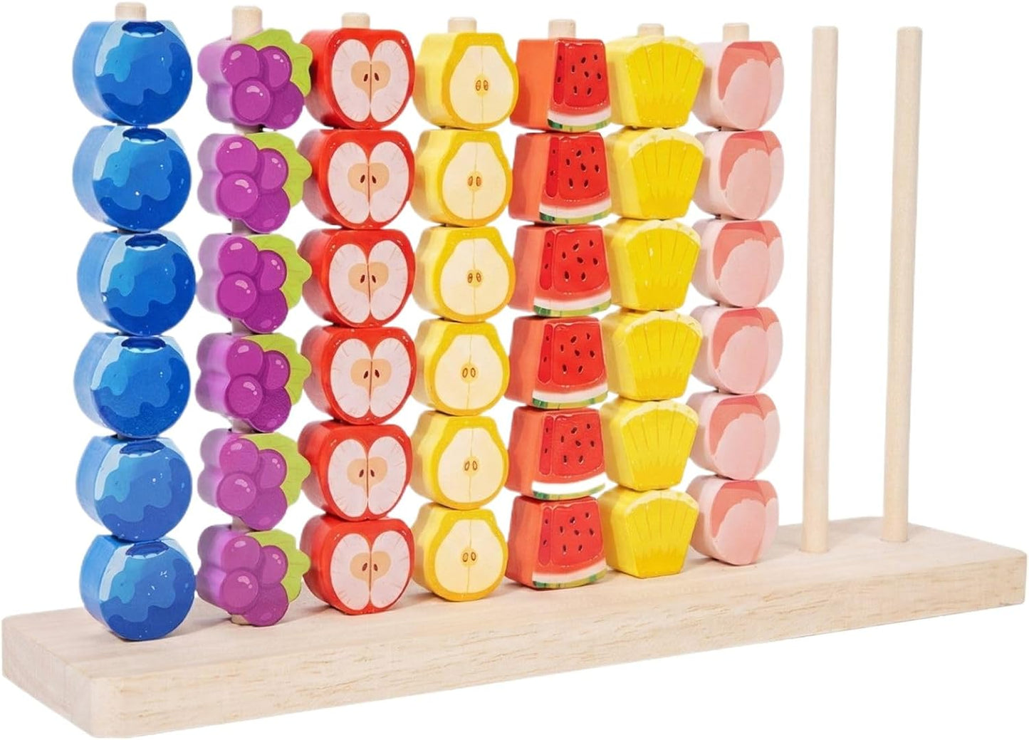 Color Matching Stacking Puzzle Game,Fast Pattern Challenge Ring Stack Puzzle for 2 Players,Competitive Tabletop Brain Teaser for Family Game Night,Stack Solve Set（B）