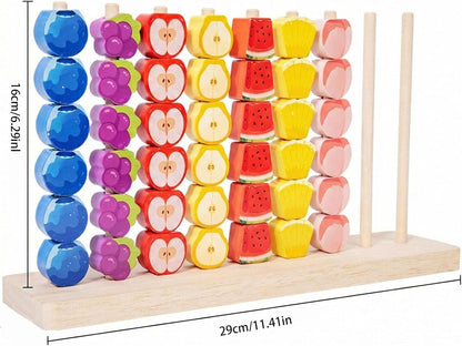 Color Matching Stacking Puzzle Game,Fast Pattern Challenge Ring Stack Puzzle for 2 Players,Competitive Tabletop Brain Teaser for Family Game Night,Stack Solve Set（B）