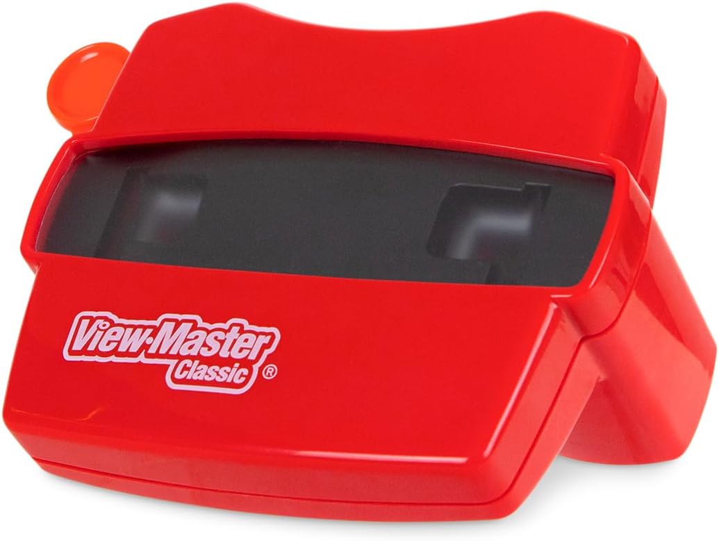 Classic Metallic Viewfinder with 2 Reels - Retro STEM Learning Toy for Kids & Adults, Nature Education for Ages 3+