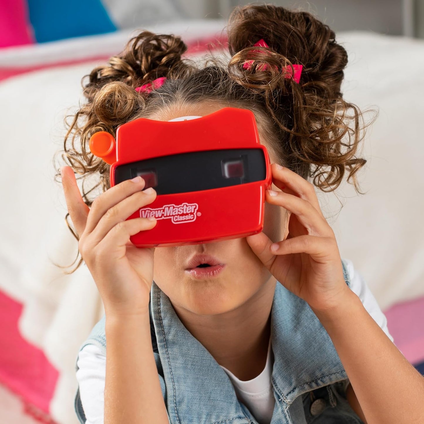 Classic Metallic Viewfinder with 2 Reels - Retro STEM Learning Toy for Kids & Adults, Nature Education for Ages 3+