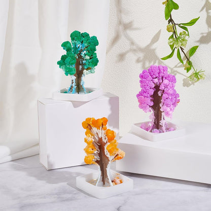 3 Sets Crystal Growing Kit Science Experiments to Grow 3 Crystal Trees,Grow Your Own Crystals Craft Science Kit Gift for Arts and Crafts DIY Projects Supplies