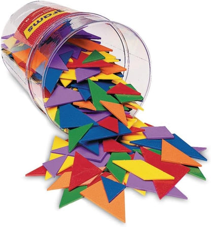 Classpack Tangrams, Set of 30 (210 pcs), 6 assorted Colors