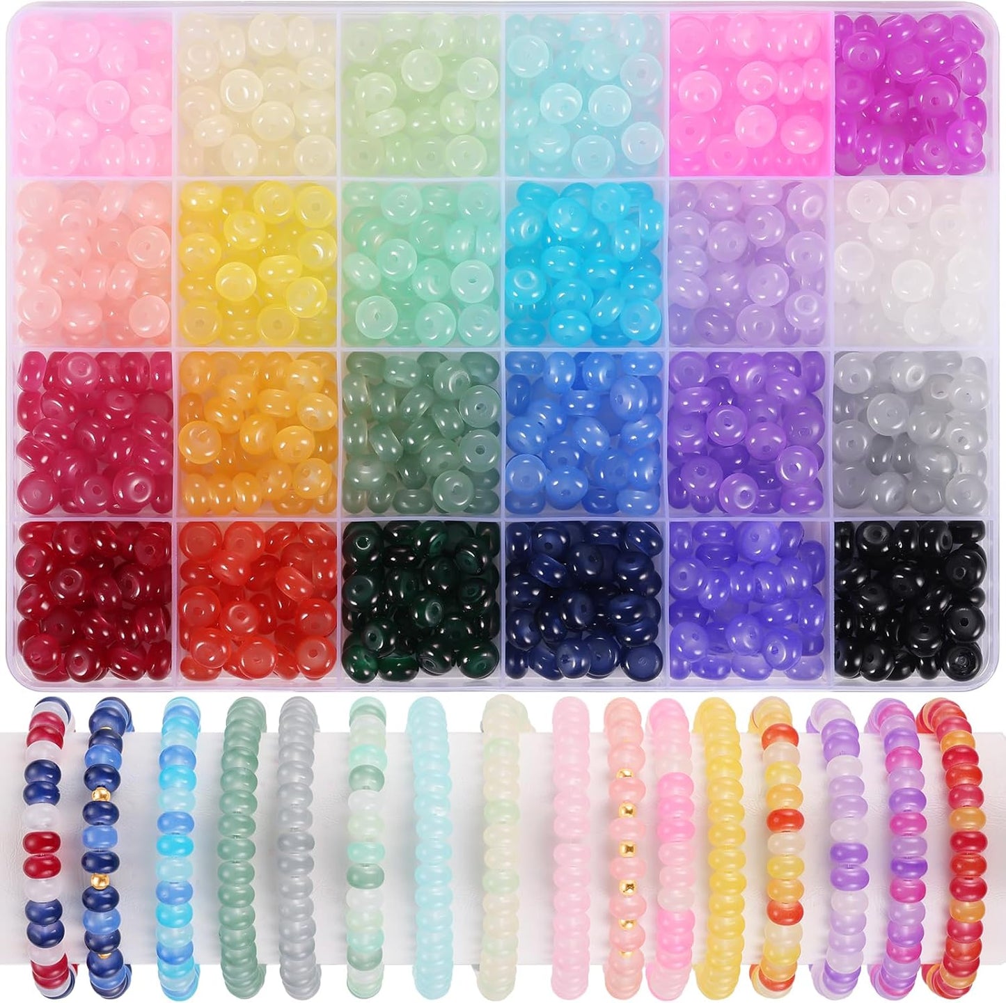Pop Beads and 720pcs Rondelle Beads