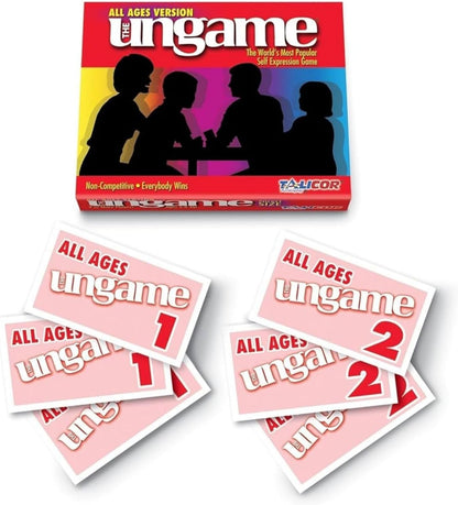 Pocket UNGAME - Kids - Non-Competitive Card Game for Kids to Discuss, Share Values & self Express - Know What Your Kids are Thinking - Age 5+