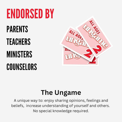 Pocket UNGAME - Kids - Non-Competitive Card Game for Kids to Discuss, Share Values & self Express - Know What Your Kids are Thinking - Age 5+