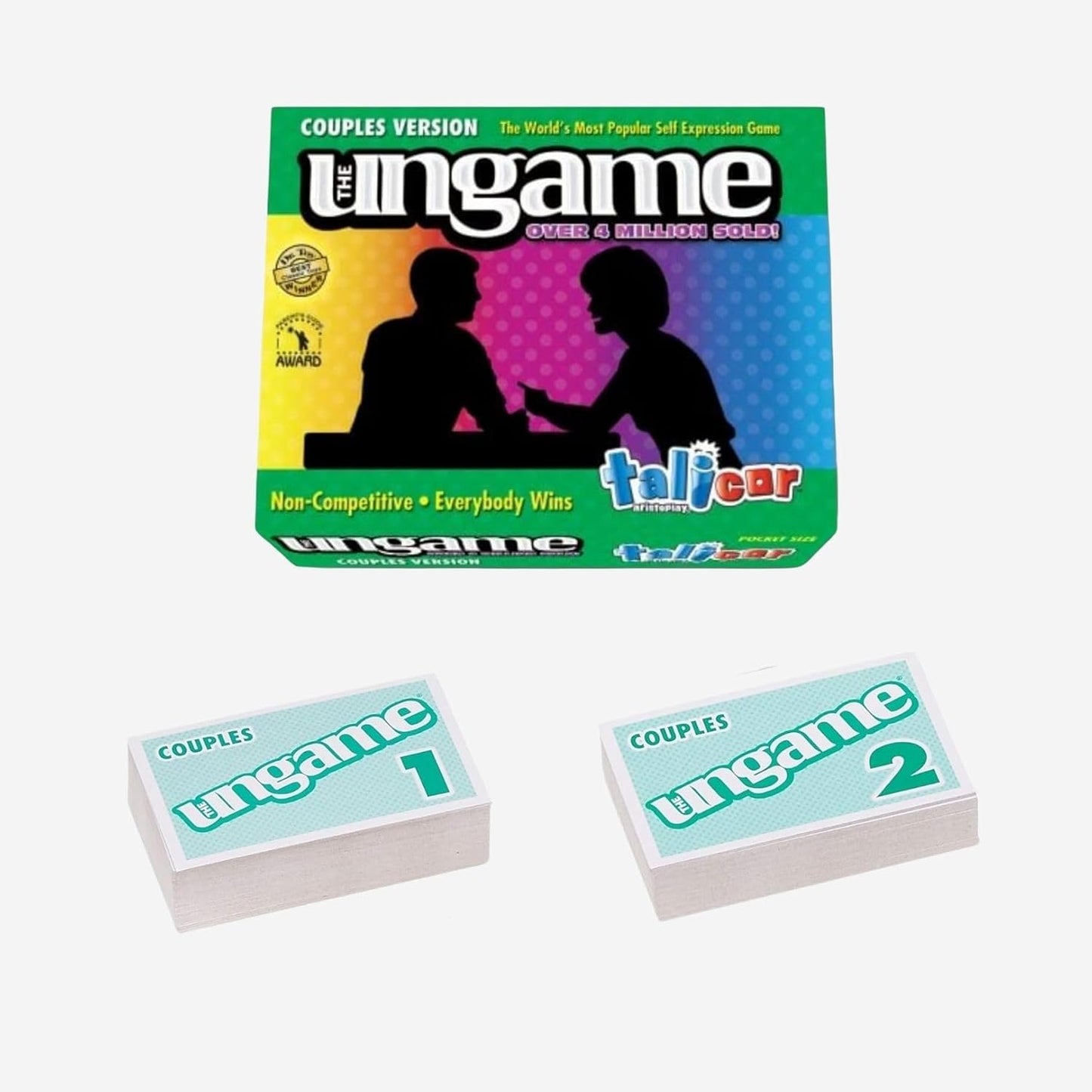Pocket UNGAME - Kids - Non-Competitive Card Game for Kids to Discuss, Share Values & self Express - Know What Your Kids are Thinking - Age 5+