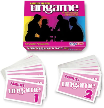 Pocket UNGAME - Kids - Non-Competitive Card Game for Kids to Discuss, Share Values & self Express - Know What Your Kids are Thinking - Age 5+