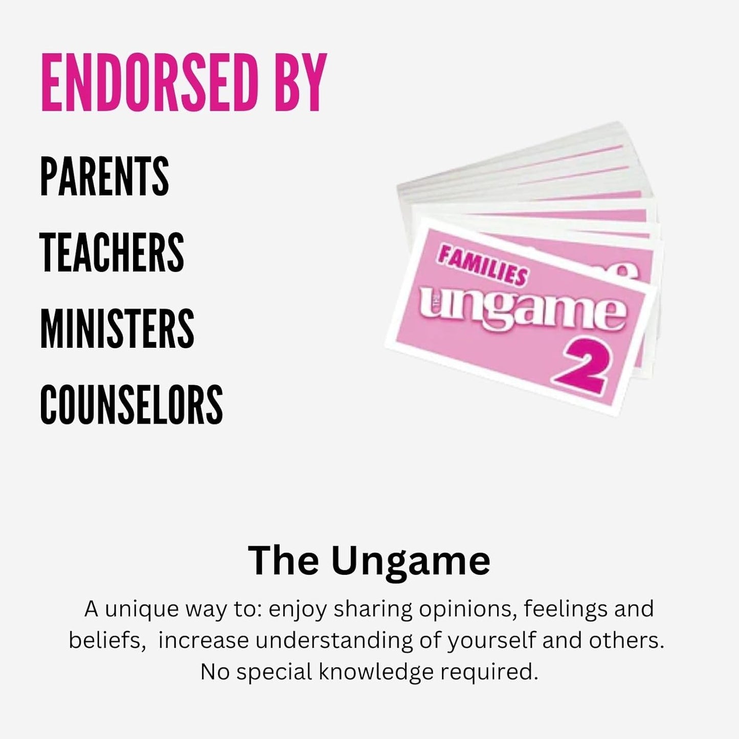 Pocket UNGAME - Kids - Non-Competitive Card Game for Kids to Discuss, Share Values & self Express - Know What Your Kids are Thinking - Age 5+
