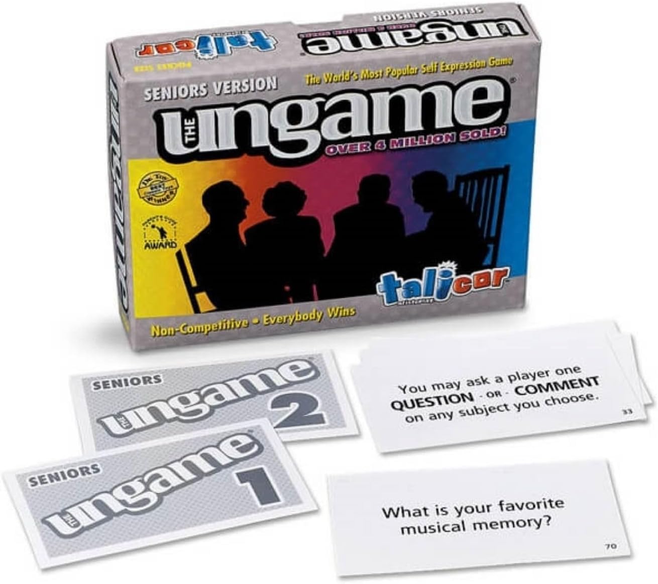 Pocket UNGAME - Kids - Non-Competitive Card Game for Kids to Discuss, Share Values & self Express - Know What Your Kids are Thinking - Age 5+