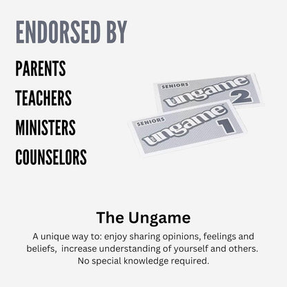 Pocket UNGAME - Kids - Non-Competitive Card Game for Kids to Discuss, Share Values & self Express - Know What Your Kids are Thinking - Age 5+