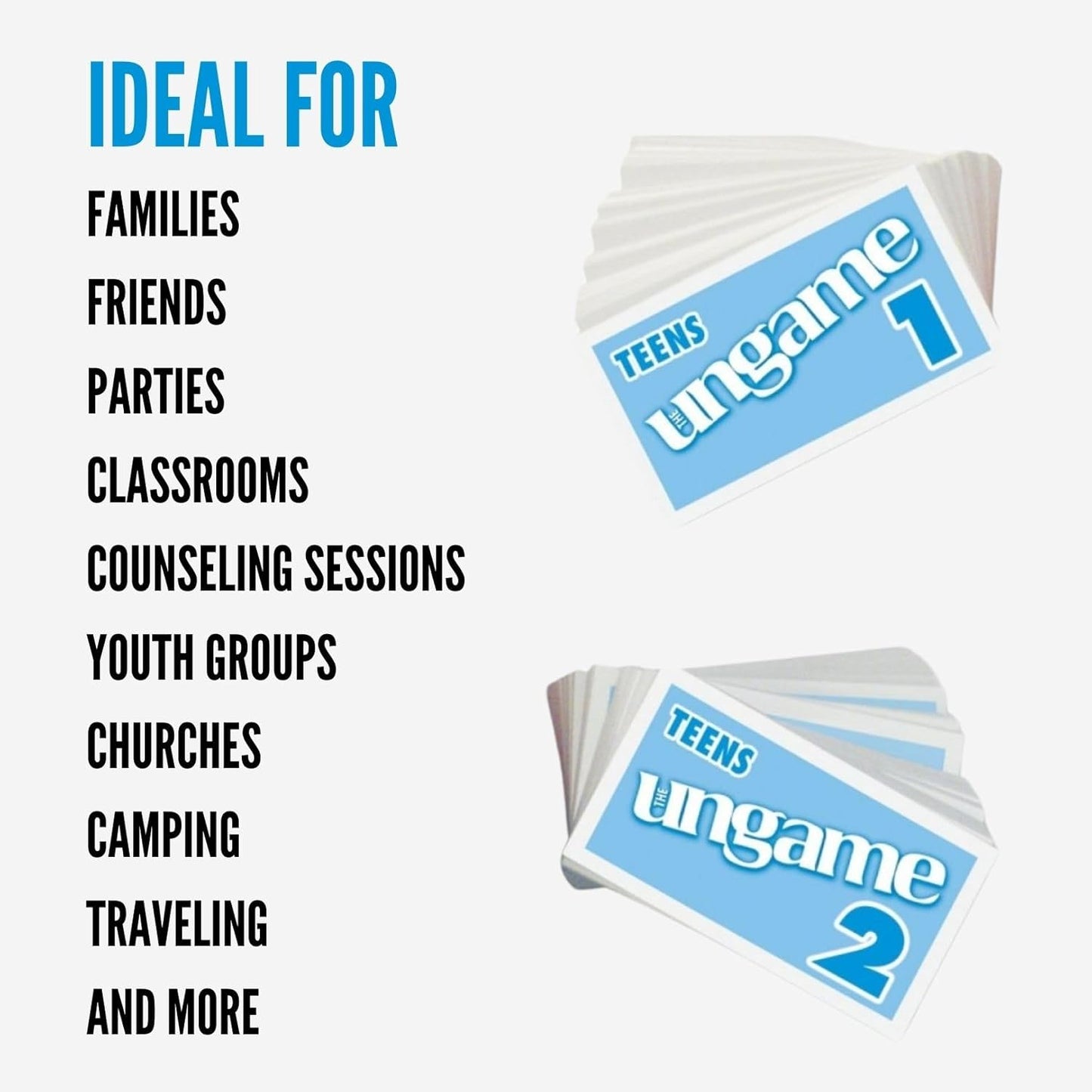 Pocket UNGAME - Kids - Non-Competitive Card Game for Kids to Discuss, Share Values & self Express - Know What Your Kids are Thinking - Age 5+