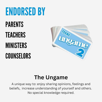 Pocket UNGAME - Kids - Non-Competitive Card Game for Kids to Discuss, Share Values & self Express - Know What Your Kids are Thinking - Age 5+