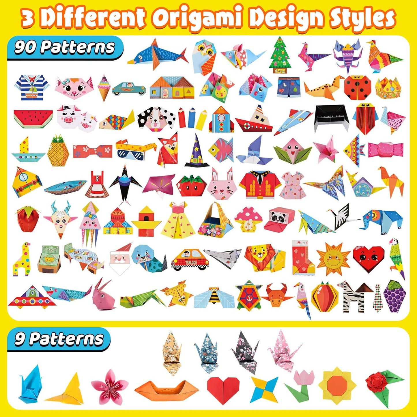 700+ Pcs Pop Beads Arts and Crafts for Kids 4-6 and Origami Kit for Kids Ages 8-12 5-8