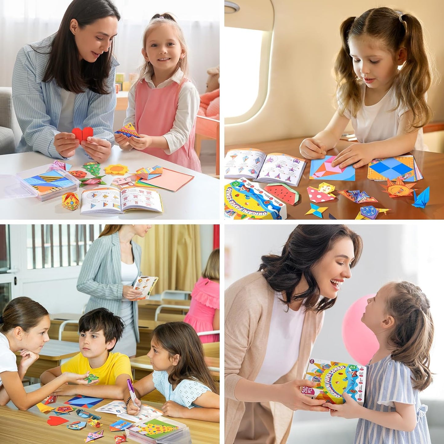 700+ Pcs Pop Beads Arts and Crafts for Kids 4-6 and Origami Kit for Kids Ages 8-12 5-8