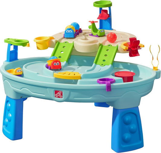 Ball Buddies Adventure Center Water Table for Kids, Indoor and Outdoor Kids Water Sensory Table Pool, Ages 1.5+ Years Old, 23 Piece Water Toy Accessories, Blue