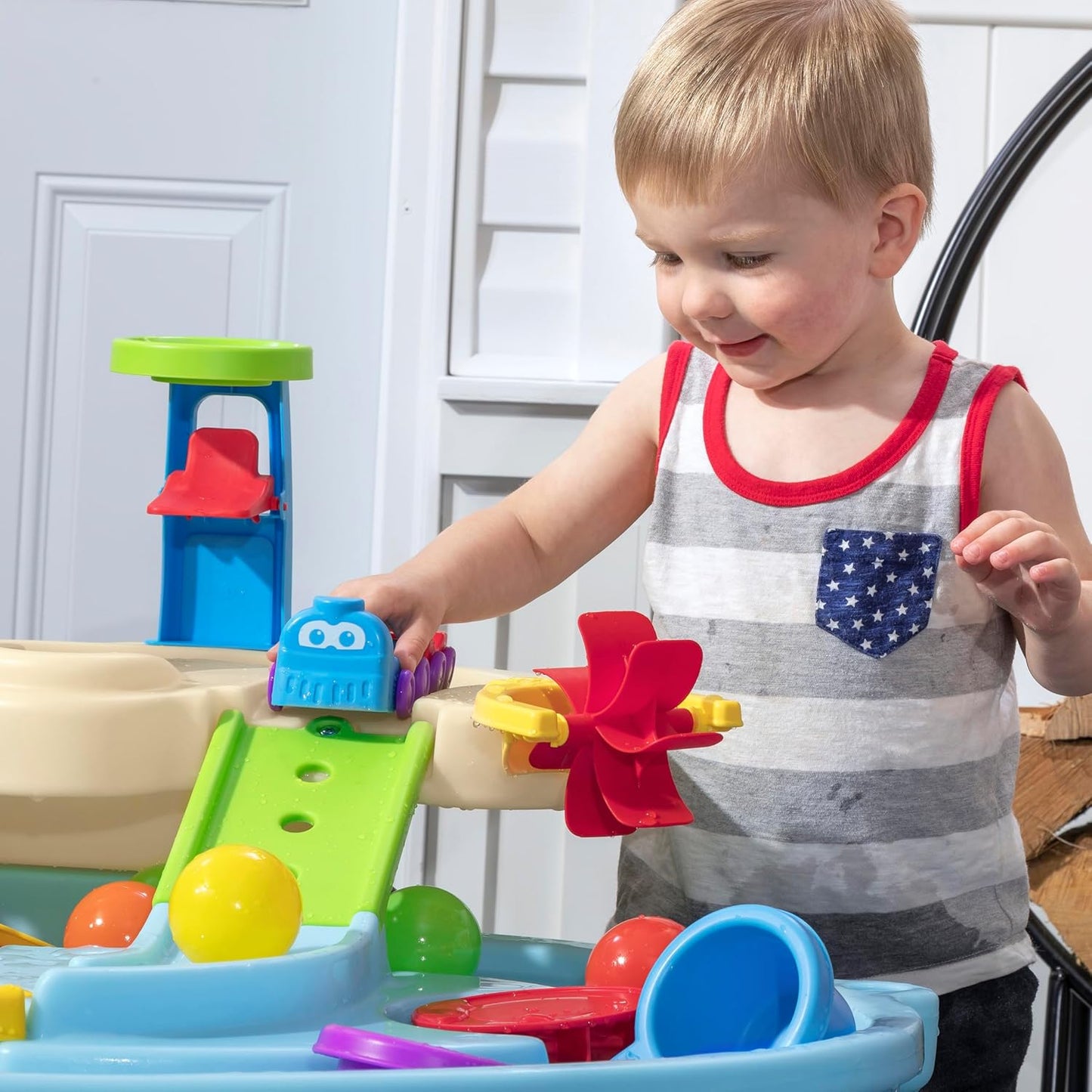 Ball Buddies Adventure Center Water Table for Kids, Indoor and Outdoor Kids Water Sensory Table Pool, Ages 1.5+ Years Old, 23 Piece Water Toy Accessories, Blue
