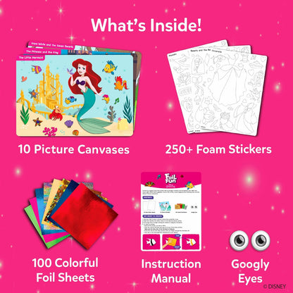 Foil Fun - Animals, No Mess Art for Kids, Travel Toys, Craft Kits, DIY Creative Activity, Screen-Free Entertainment, Gifts for Boys & Girls Ages 4, 5, 6, 7, 8, 9