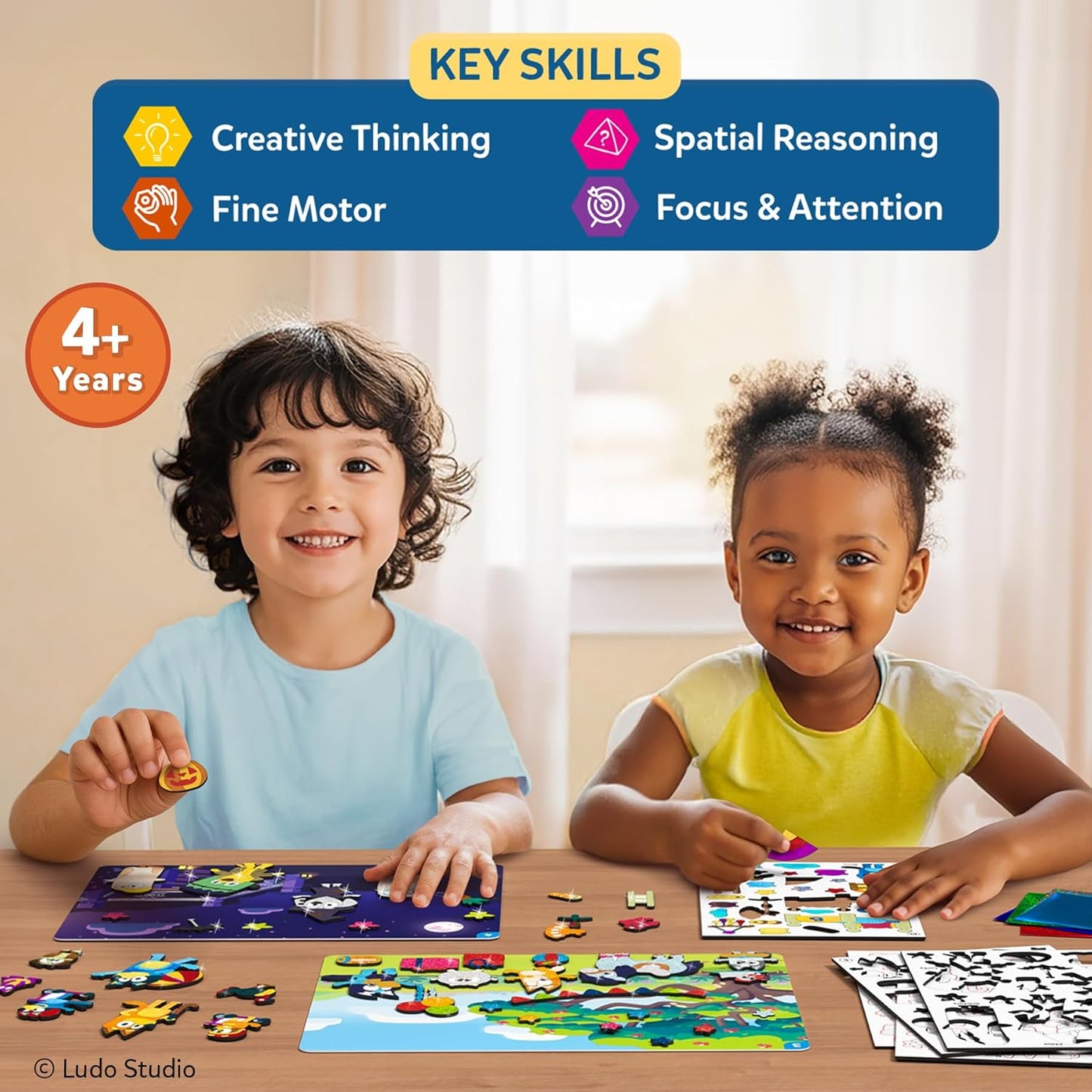 Foil Fun - Animals, No Mess Art for Kids, Travel Toys, Craft Kits, DIY Creative Activity, Screen-Free Entertainment, Gifts for Boys & Girls Ages 4, 5, 6, 7, 8, 9