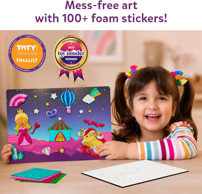 Foil Fun - Animals, No Mess Art for Kids, Travel Toys, Craft Kits, DIY Creative Activity, Screen-Free Entertainment, Gifts for Boys & Girls Ages 4, 5, 6, 7, 8, 9