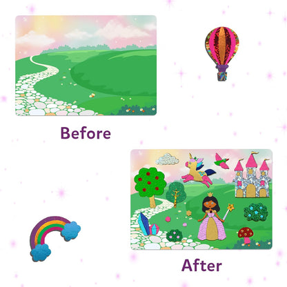 Foil Fun - Animals, No Mess Art for Kids, Travel Toys, Craft Kits, DIY Creative Activity, Screen-Free Entertainment, Gifts for Boys & Girls Ages 4, 5, 6, 7, 8, 9