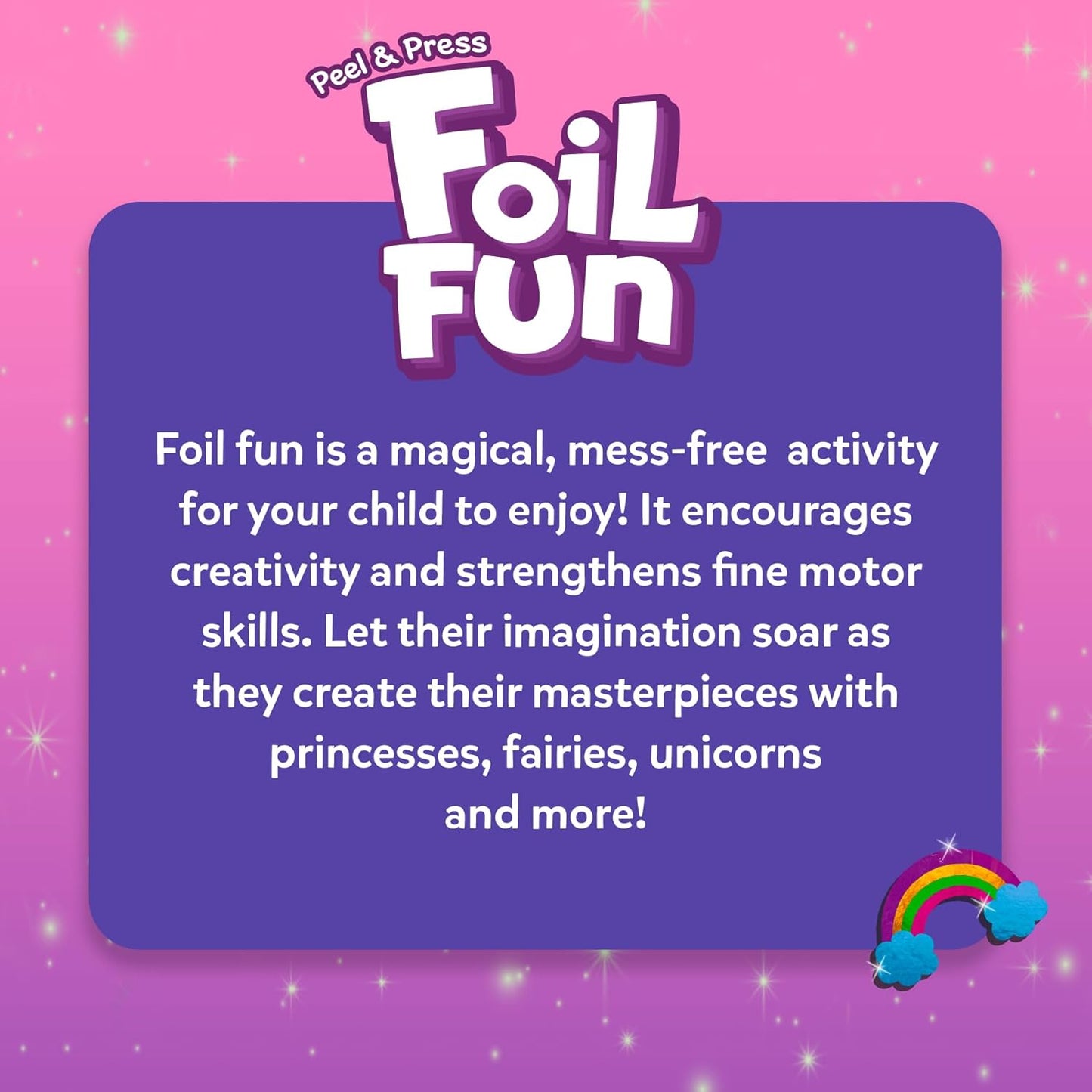 Foil Fun - Animals, No Mess Art for Kids, Travel Toys, Craft Kits, DIY Creative Activity, Screen-Free Entertainment, Gifts for Boys & Girls Ages 4, 5, 6, 7, 8, 9