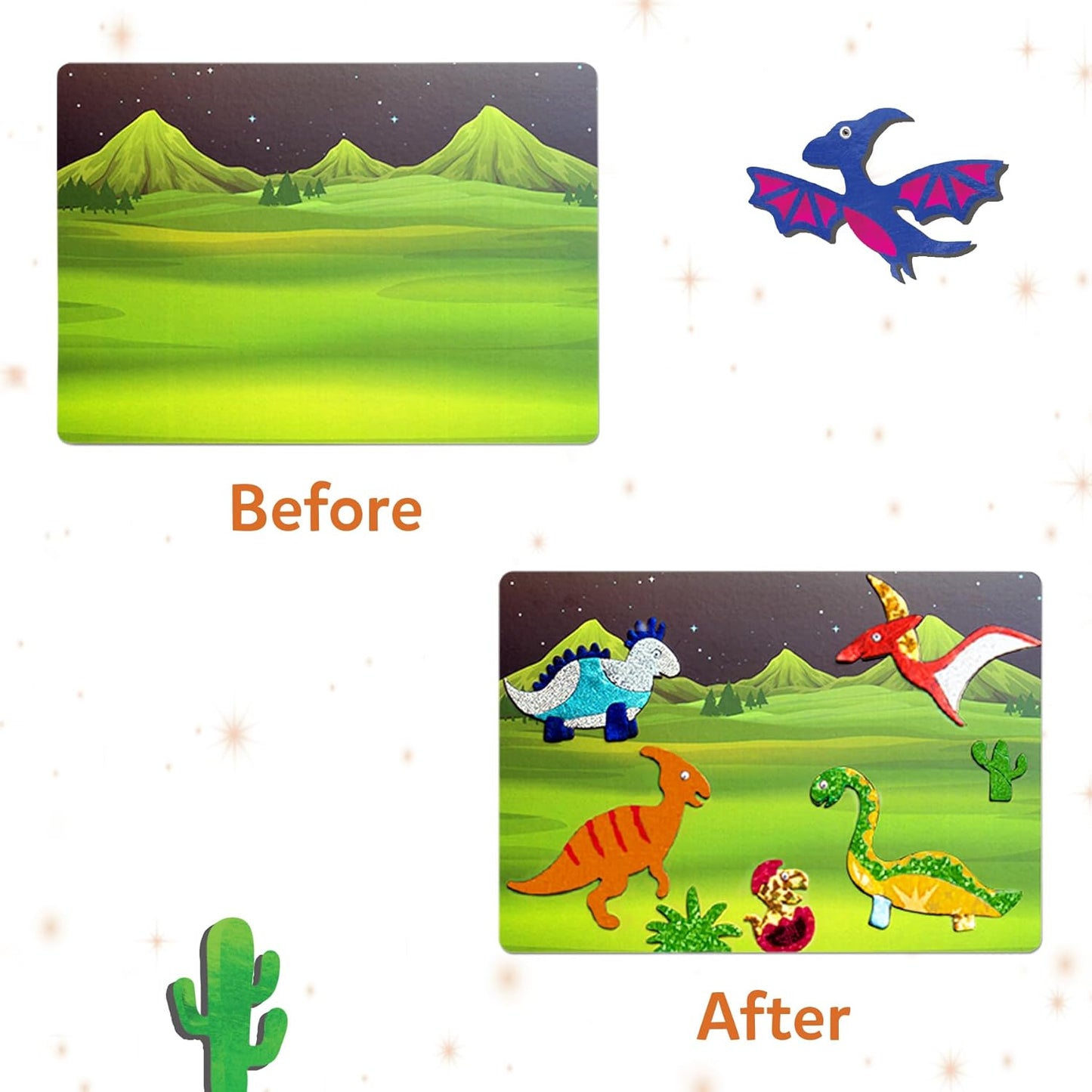 Foil Fun - Animals, No Mess Art for Kids, Travel Toys, Craft Kits, DIY Creative Activity, Screen-Free Entertainment, Gifts for Boys & Girls Ages 4, 5, 6, 7, 8, 9