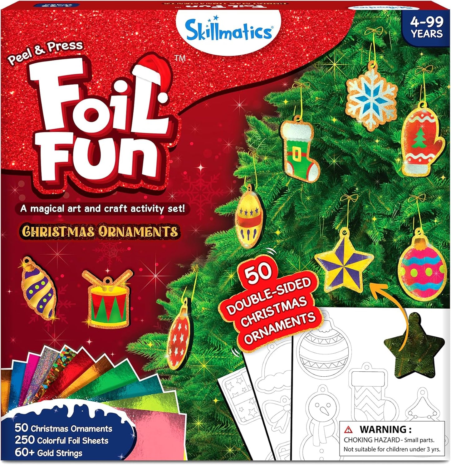 Foil Fun - Animals, No Mess Art for Kids, Travel Toys, Craft Kits, DIY Creative Activity, Screen-Free Entertainment, Gifts for Boys & Girls Ages 4, 5, 6, 7, 8, 9