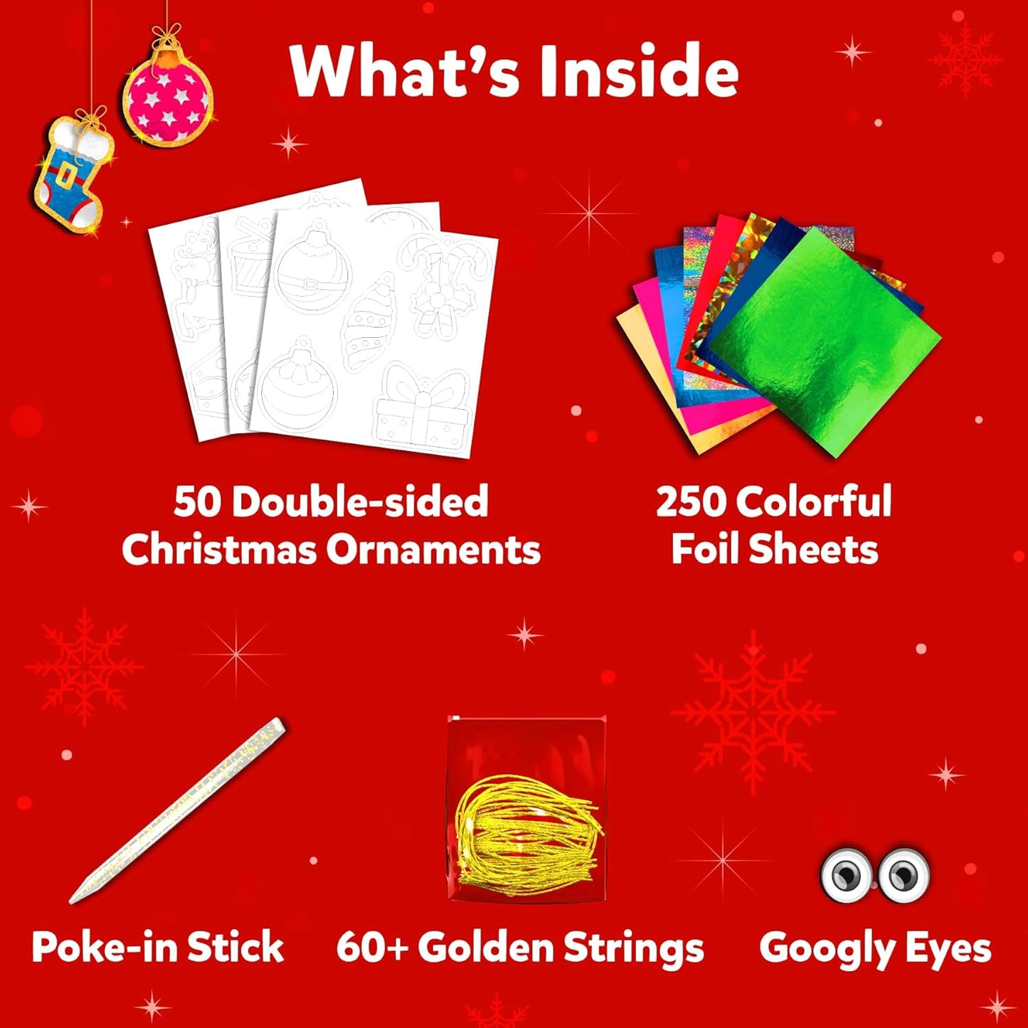 Foil Fun - Animals, No Mess Art for Kids, Travel Toys, Craft Kits, DIY Creative Activity, Screen-Free Entertainment, Gifts for Boys & Girls Ages 4, 5, 6, 7, 8, 9