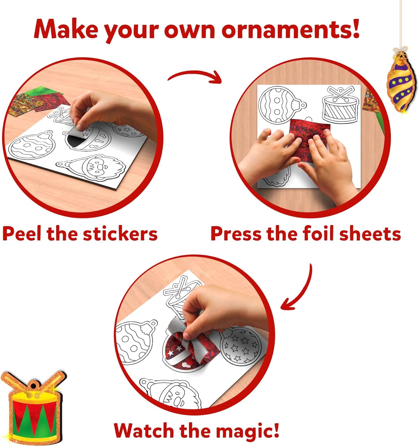 Foil Fun - Animals, No Mess Art for Kids, Travel Toys, Craft Kits, DIY Creative Activity, Screen-Free Entertainment, Gifts for Boys & Girls Ages 4, 5, 6, 7, 8, 9
