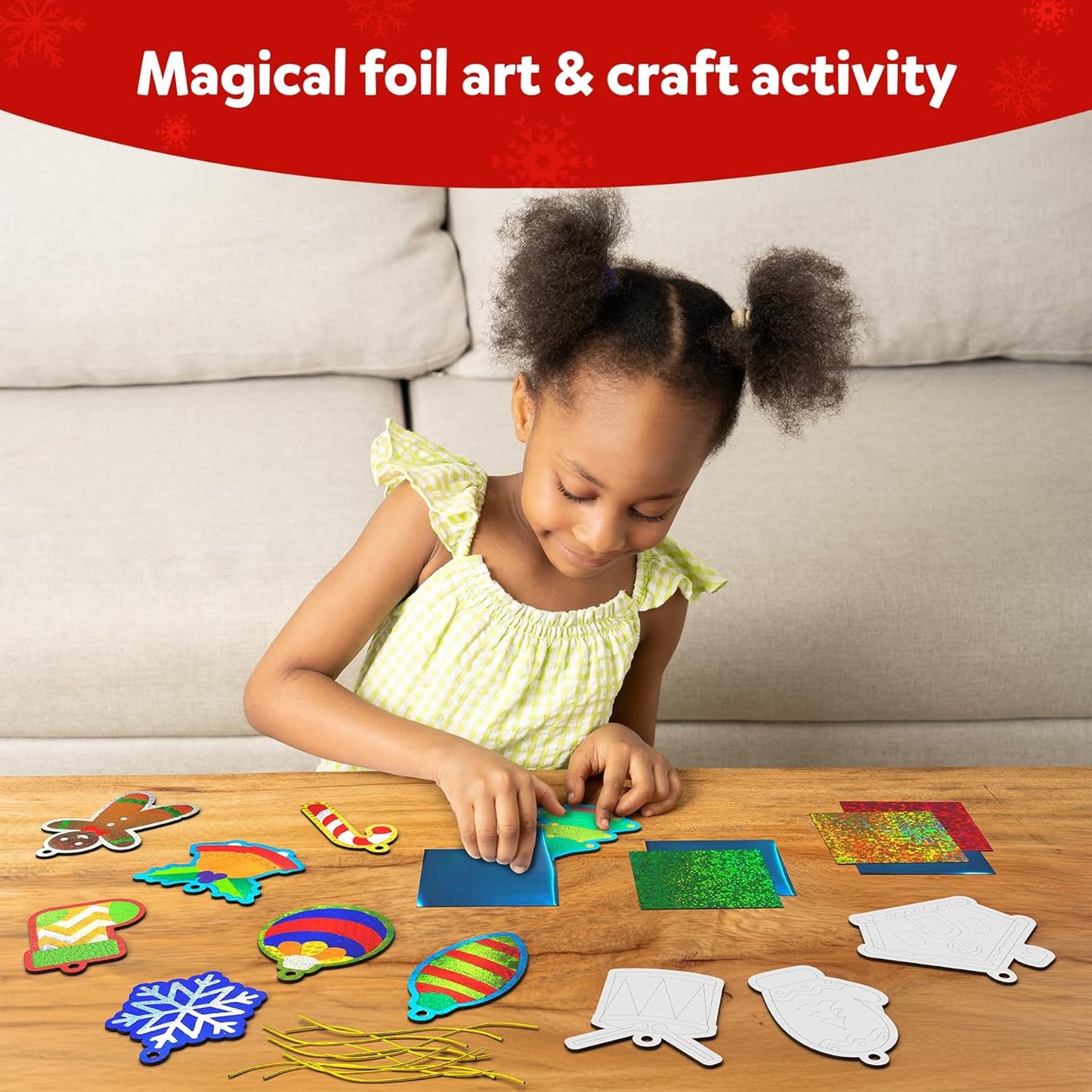 Foil Fun - Animals, No Mess Art for Kids, Travel Toys, Craft Kits, DIY Creative Activity, Screen-Free Entertainment, Gifts for Boys & Girls Ages 4, 5, 6, 7, 8, 9