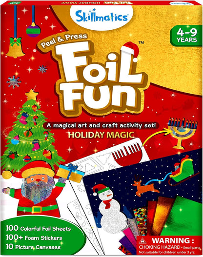 Foil Fun - Animals, No Mess Art for Kids, Travel Toys, Craft Kits, DIY Creative Activity, Screen-Free Entertainment, Gifts for Boys & Girls Ages 4, 5, 6, 7, 8, 9