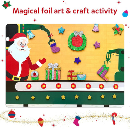 Foil Fun - Animals, No Mess Art for Kids, Travel Toys, Craft Kits, DIY Creative Activity, Screen-Free Entertainment, Gifts for Boys & Girls Ages 4, 5, 6, 7, 8, 9