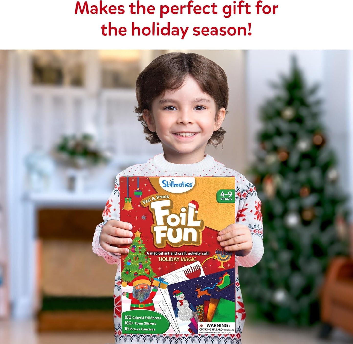 Foil Fun - Animals, No Mess Art for Kids, Travel Toys, Craft Kits, DIY Creative Activity, Screen-Free Entertainment, Gifts for Boys & Girls Ages 4, 5, 6, 7, 8, 9