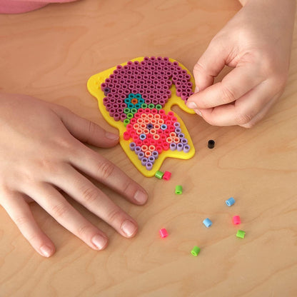 17605 Assorted Fuse Beads Kit with Storage Tray and Pattern Book for Arts and Crafts, Multicolor, 4001pcs