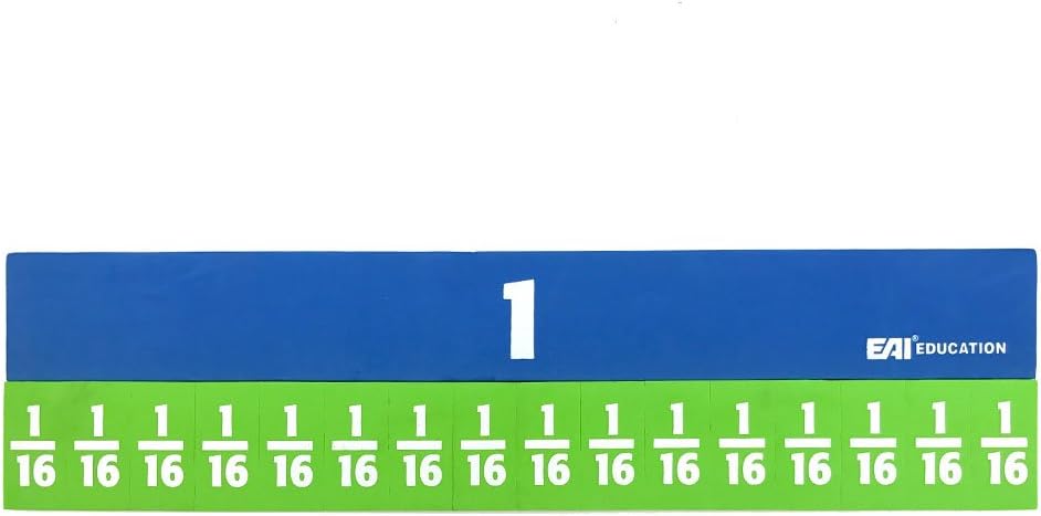 Jumbo Magnetic QuietShape® Foam Fraction Tiles - Set of 67