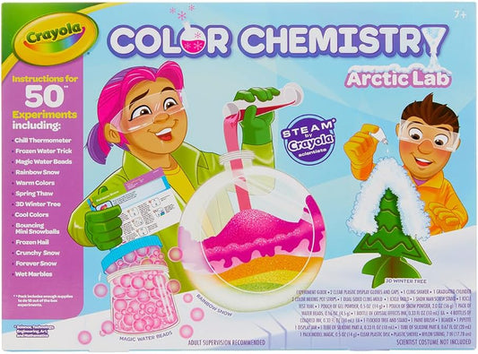 Arctic Color Chemistry Set for Kids, Steam/Stem Activities, Educational Toy, Ages 7, 8, 9, 10