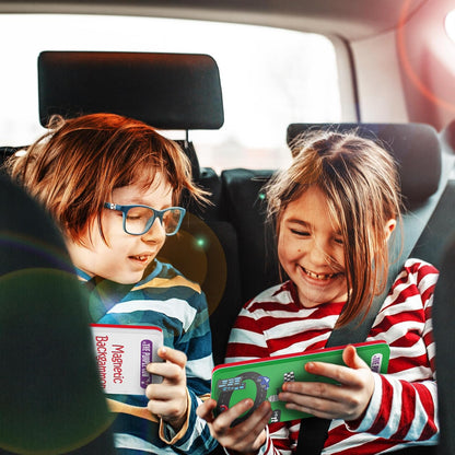 The Magnetic Travel Car Race Game - Airplane Games & Quiet Games. Game Box for Kids & Adults. Fun Game Where You Get to Race Each Other Around A Track