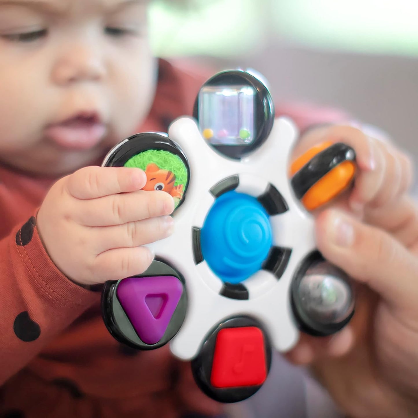 Octopus 3-in-1 Bubble Pop Dimple Fidget Toy and BPA Free Teether, Age 6 Months+