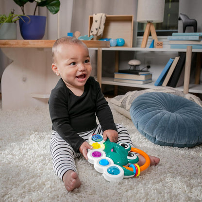 Octopus 3-in-1 Bubble Pop Dimple Fidget Toy and BPA Free Teether, Age 6 Months+