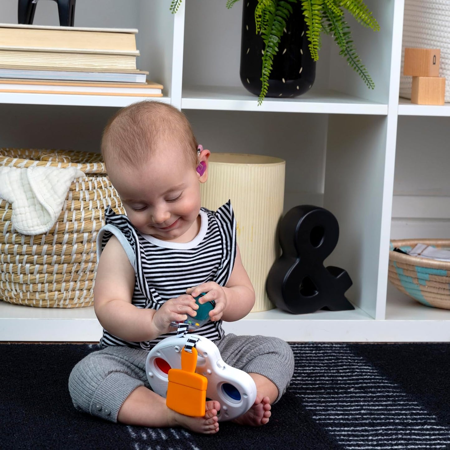 Octopus 3-in-1 Bubble Pop Dimple Fidget Toy and BPA Free Teether, Age 6 Months+