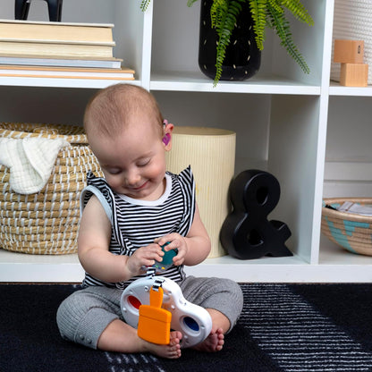 Octopus 3-in-1 Bubble Pop Dimple Fidget Toy and BPA Free Teether, Age 6 Months+